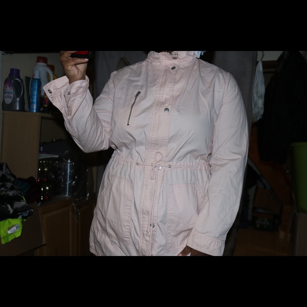Plush pink jacket